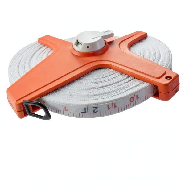 Katzco 300 Feet Open Reel Tape Measure Dual Sided Fiberglass Reel-2