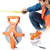 Open Reel Tape Measure Toyosport 100m 330ft Dual Sided Measuring Tape-1