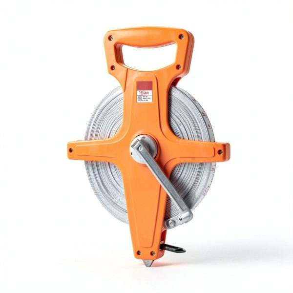 Open Reel Tape Measure Toyosport 100m 330ft Dual Sided Measuring Tape-4