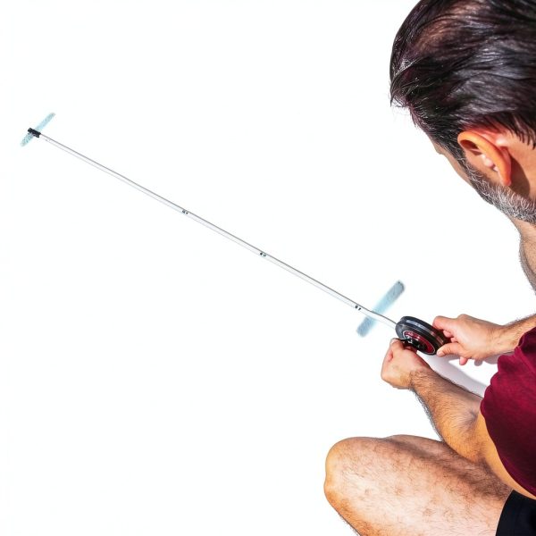 Champion Sports Closed Reel Measure Tape 165 ft Fiberglass Hand Crank-3