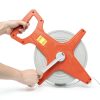 Katzco 300 Feet Open Reel Tape Measure Dual Sided Fiberglass Reel-7