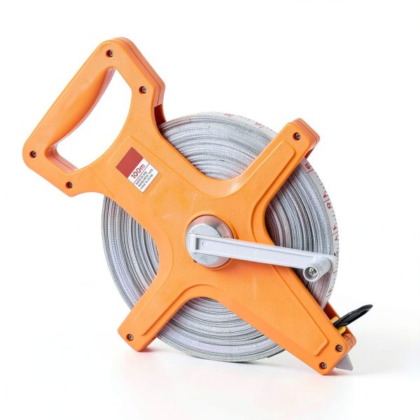 Open Reel Tape Measure Toyosport 100m 330ft Dual Sided Measuring Tape-6