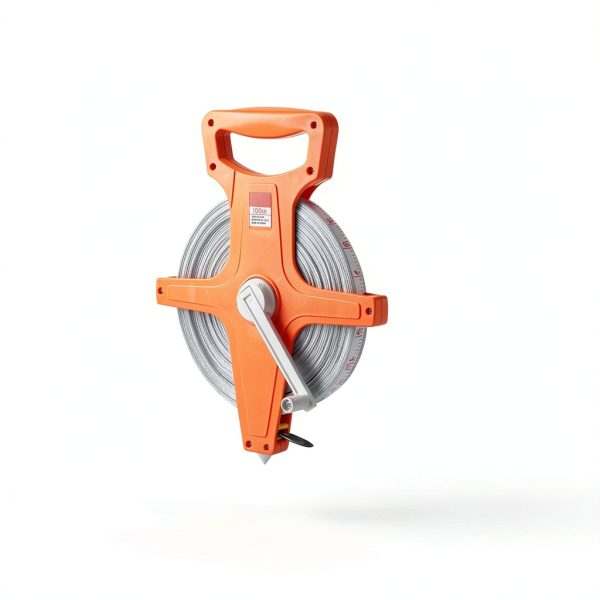 Open Reel Tape Measure Toyosport 100m 330ft Dual Sided Measuring Tape-5