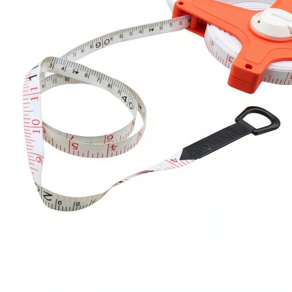 Katzco 300 Feet Open Reel Tape Measure Dual Sided Fiberglass Reel-6