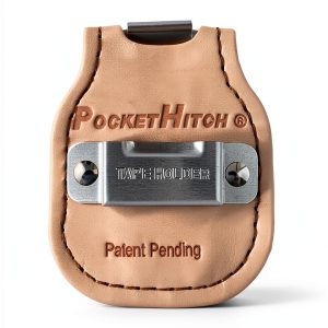 Measuring Tape Holder Pocket Hitch Heavy Duty Leather Clip-0