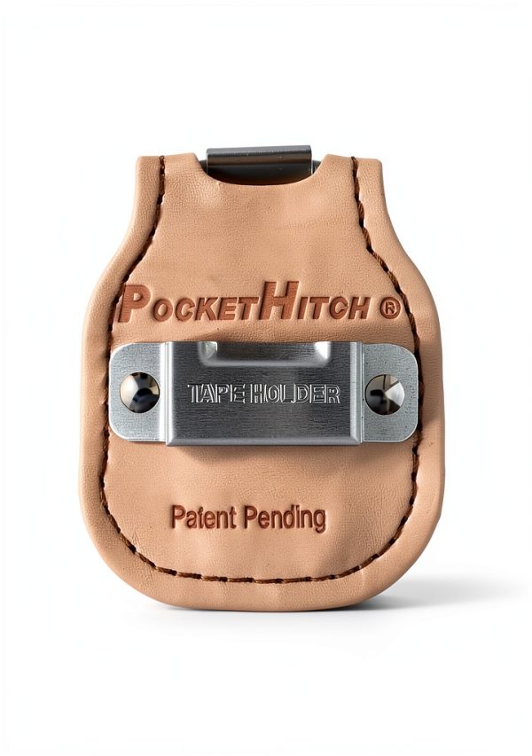 Measuring Tape Holder Pocket Hitch Heavy Duty Leather Clip-0