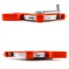 Fiberglass Tape Measure QWORK 1/2" x 164' Dual‑Side Reel Orange 2 Pack-1