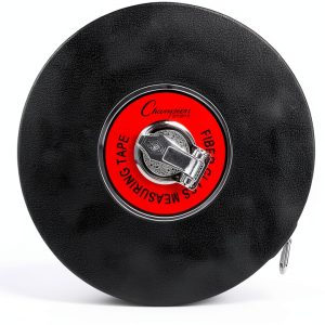 Champion Sports Closed Reel Measure Tape 200ft Dual Sided Hand Crank-0