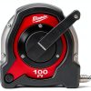Milwaukee Closed Rl Lng Tape 100' Reel – Black/Red Slide‑Lock Design-0