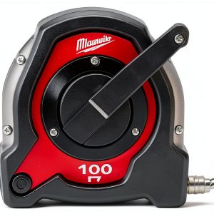 Milwaukee Closed Rl Lng Tape 100' Reel – Black/Red Slide‑Lock Design-0