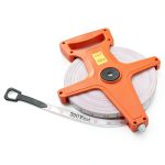 Katzco 300 Feet Open Reel Tape Measure Dual Sided Fiberglass Reel-0
