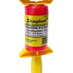 Stringliner 25162 Braided Tape Reel 250ft Reloadable Line Pink-0