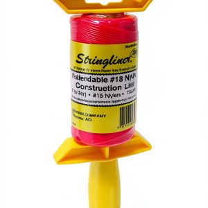 Stringliner 25162 Braided Tape Reel 250ft Reloadable Line Pink-0