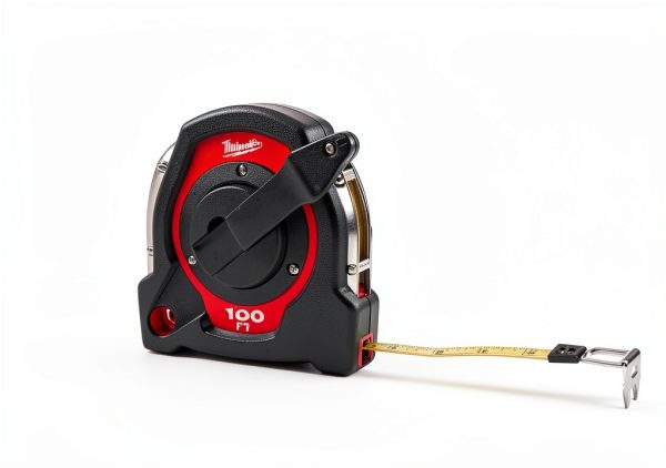 Milwaukee Closed Rl Lng Tape 100' Reel – Black/Red Slide‑Lock Design-6
