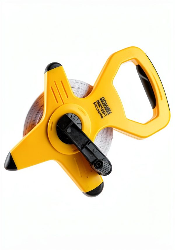 DOWELL Open Reel Tape Measure 165ft Fiberglass Tape Reel Fast Back-1