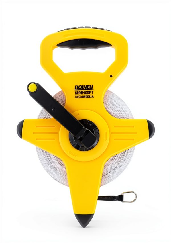 DOWELL Open Reel Tape Measure 165ft Fiberglass Tape Reel Fast Back-2