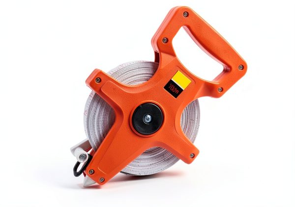 Open Reel Fiberglass Tape Measure Bdwievn 330FT (100M) Orange-1