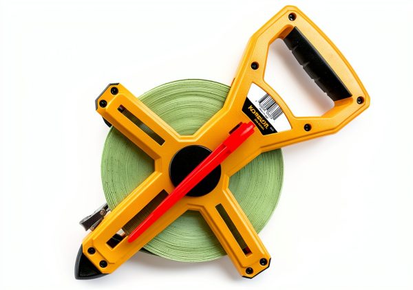Komelon 6622 Open Reel Fiberglass Tape Measure, 200-Feet, Green-2