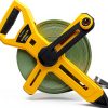 Komelon 6622 Open Reel Fiberglass Tape Measure, 200-Feet, Green-3