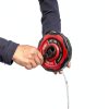 HAUTMEC 100ft/30m Tape Measure Long Measuring Tape Flexible PVC Fiberglass Dual Inch/Metric, Closed Reel Measure Tape, for Land Yard Distance Measurement, and Construction 25061-5