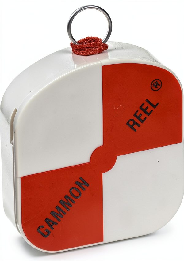 SitePro 6-1/2 ft Surveyor Tape Reel Orange Nylon 72lb Test Retractable-0