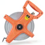Open Reel Fiberglass 300 Ft Tape Measure Dual‑Sided Feet & Meters-0