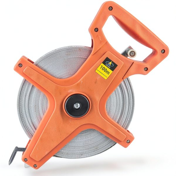 Open Reel Fiberglass 300 Ft Tape Measure Dual‑Sided Feet & Meters-0