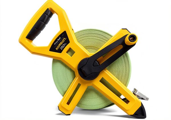 Komelon 6622 Open Reel Fiberglass Tape Measure, 200-Feet, Green-1