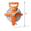 QWORK Tape Measure 330 ft Fiberglass Dual Side 1/2 Inch Reel-4