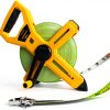 Komelon 6622 Open Reel Fiberglass Tape Measure, 200-Feet, Green-0
